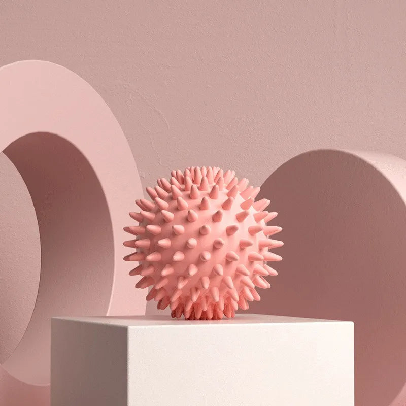Foot massage ball with spikes pilates yoga Sports Fitness Muscle Relaxation  massage ball plantar fasciitis therapy ball AMQ001